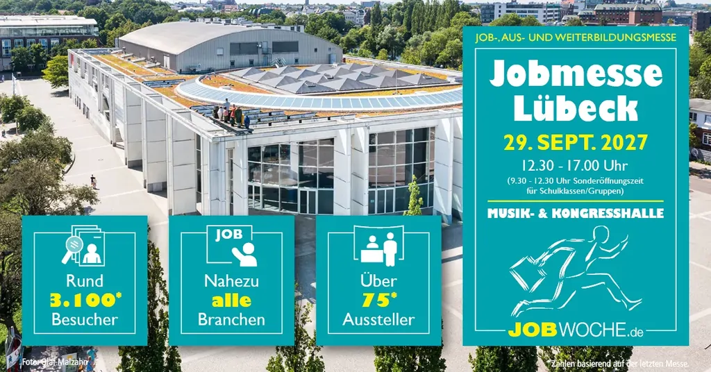 Lübecks große Jobmesse 2027 - Ausbildung, Jobs, Studium & Weiterbildung